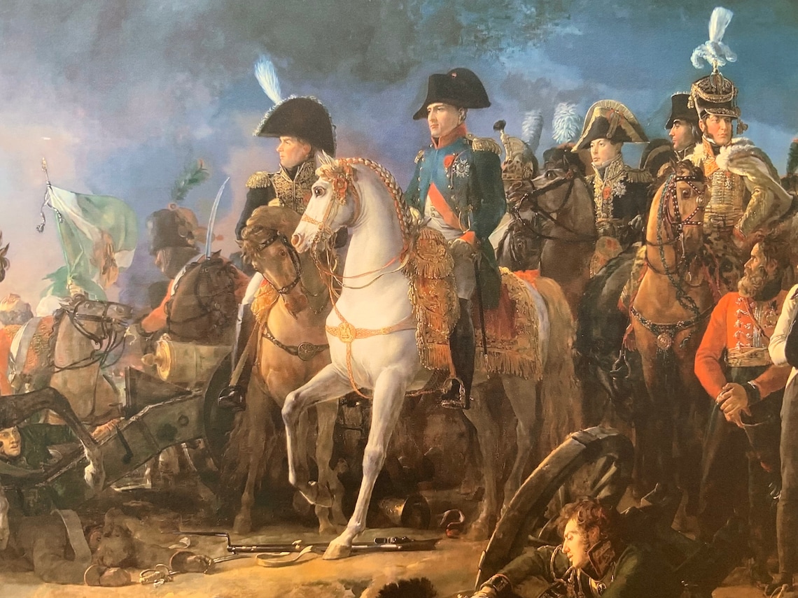 The Battle of Austerlitz Reproduction A3 Historic Painting Etsy UK