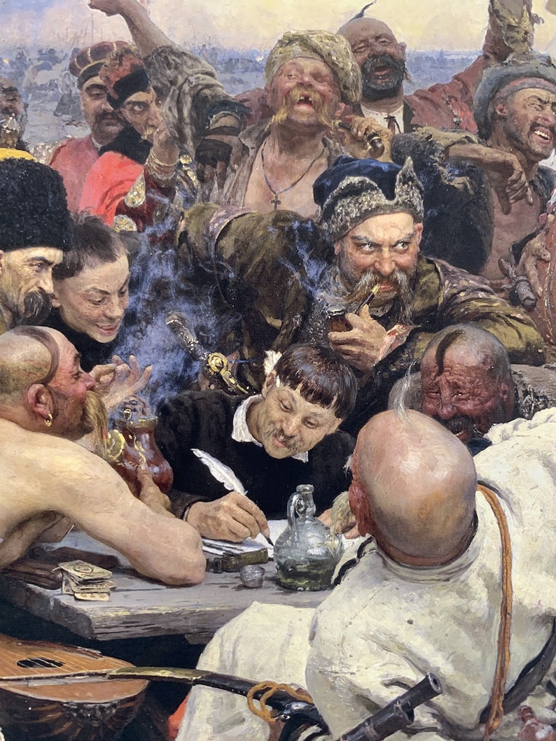 Reply of the Zaporozhian Cossacks Reproduction A3 Historic