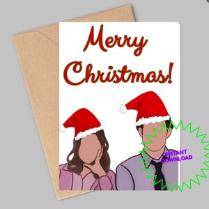 Jim and pam christmas Card
