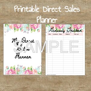 Printable Direct Sales Planner - Etsy