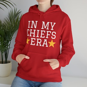 In My Chiefs Era Sweatshirt-Travis and Taylor- Game Day shirt-Sweatshirt-Taylors Version