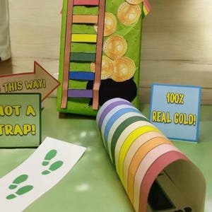 Catch a Leprechaun Printable Kit | Leprechaun Trap Kit | St. Patrick’s Day Craft | St. Patty’s Day | Leprechaun Trap | Rainbow Slide