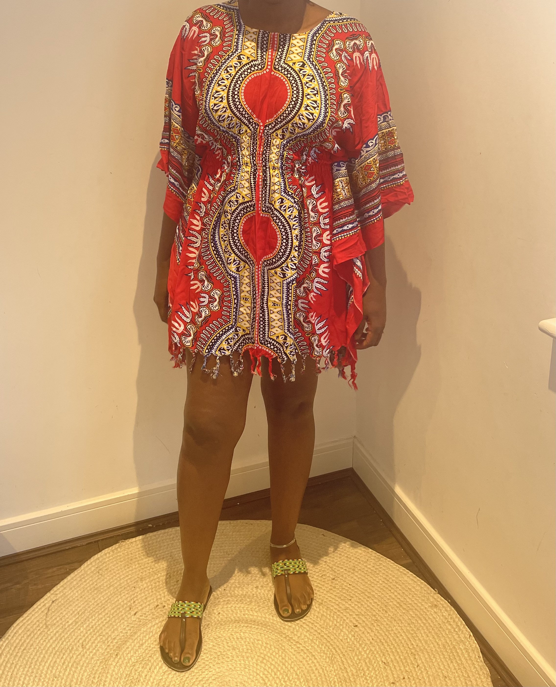white christmas dresses African Handmade Dress main image 0