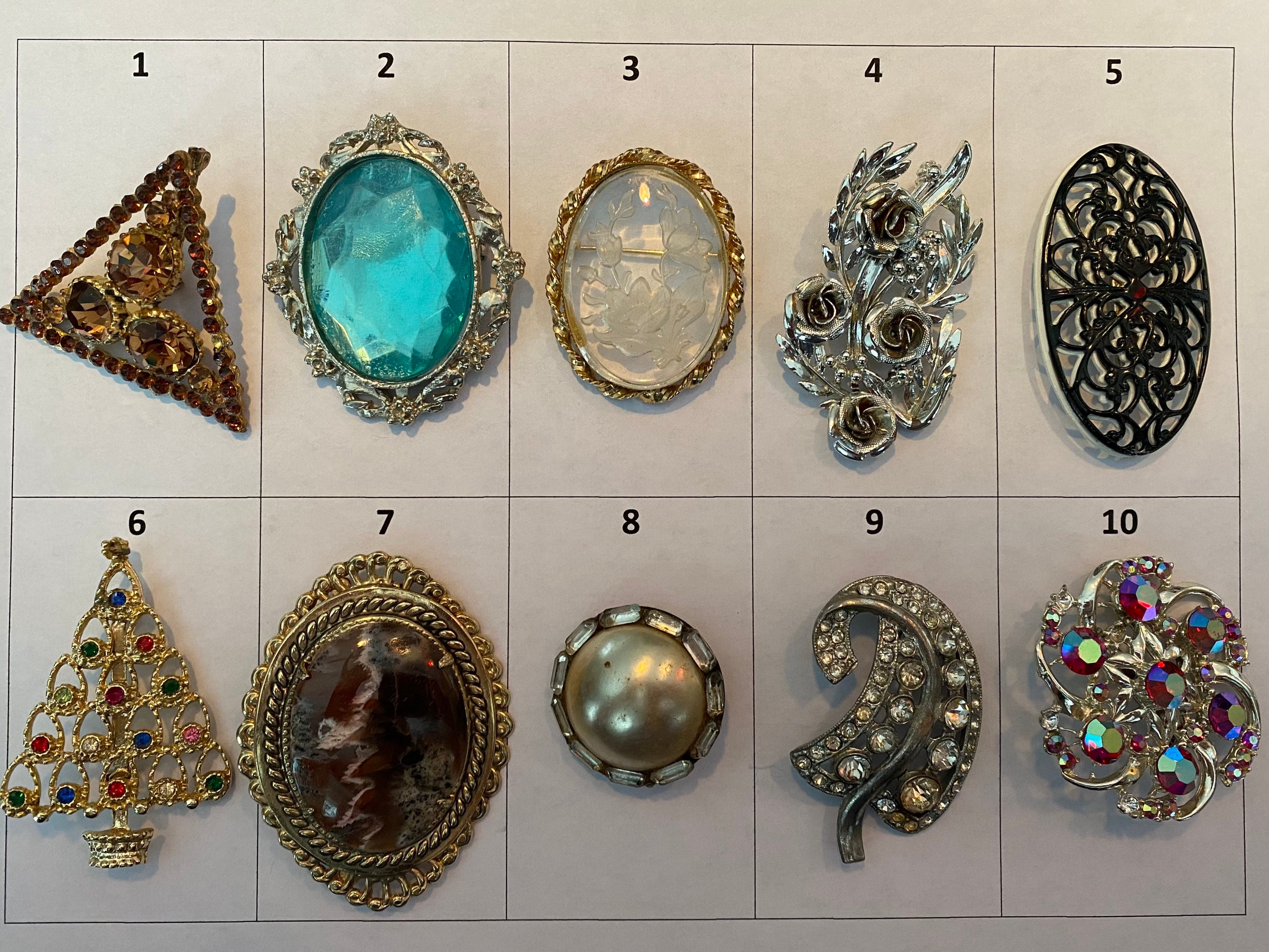 Assorted Vintage Brooches. Each Sold Separately. - Etsy Assorted Vintage Brooches. Each Sold Separately. - Etsy