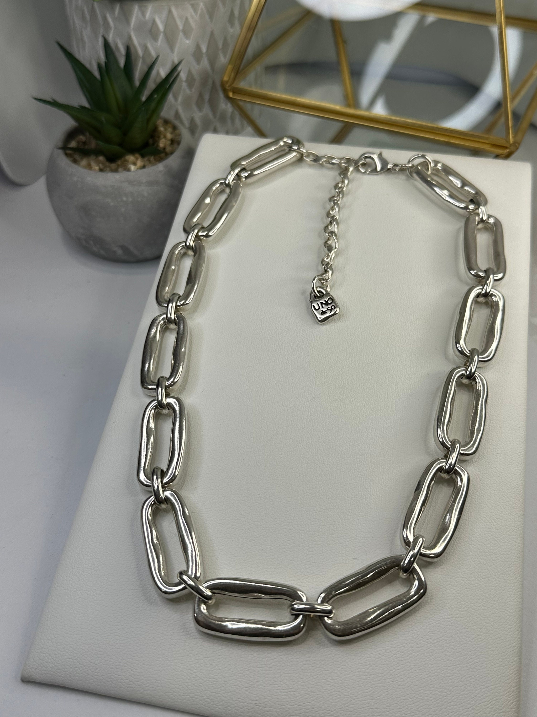 New Uno de 50 Unisex men women's Silver/Gold Tone Lock Rope Chain Luck  Bracelets