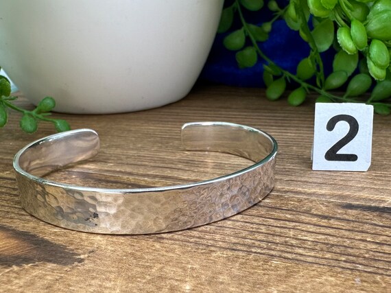 Assorted silver 925 open back cuff bangle bracele… - image 4