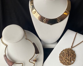 Assorted fashion necklaces. Each sold separately. See description for individual details.