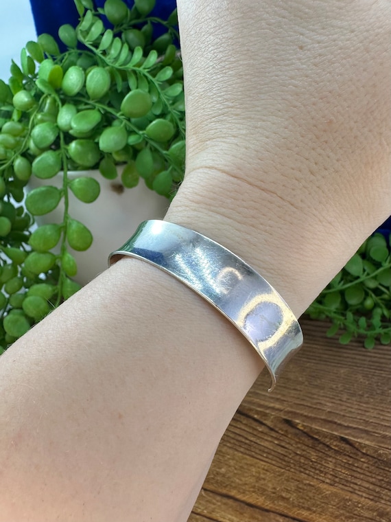 Assorted silver 925 open back cuff bangle bracele… - image 8