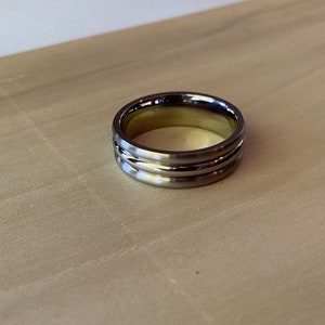 Size 11 Titanium wedding band ring.