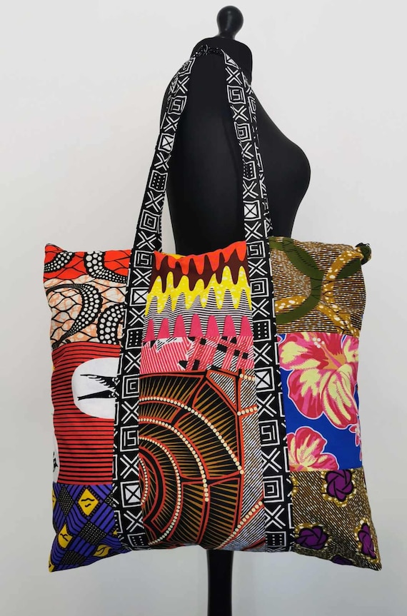 African Print Bag, Patchwork Bag, Ankara Bag, Handmade African Print Bag, Gift For Her, African Clothing
