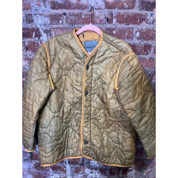 Vintage Military Liner Jacket upcycled - image 6