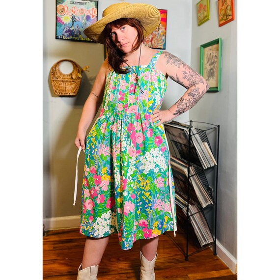 1980’s floral sundress by ‘Jones Petites’ - image 10