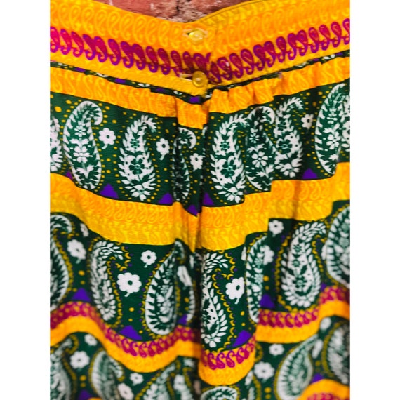 Vintage 1970's paisley maxi skirt - image 3