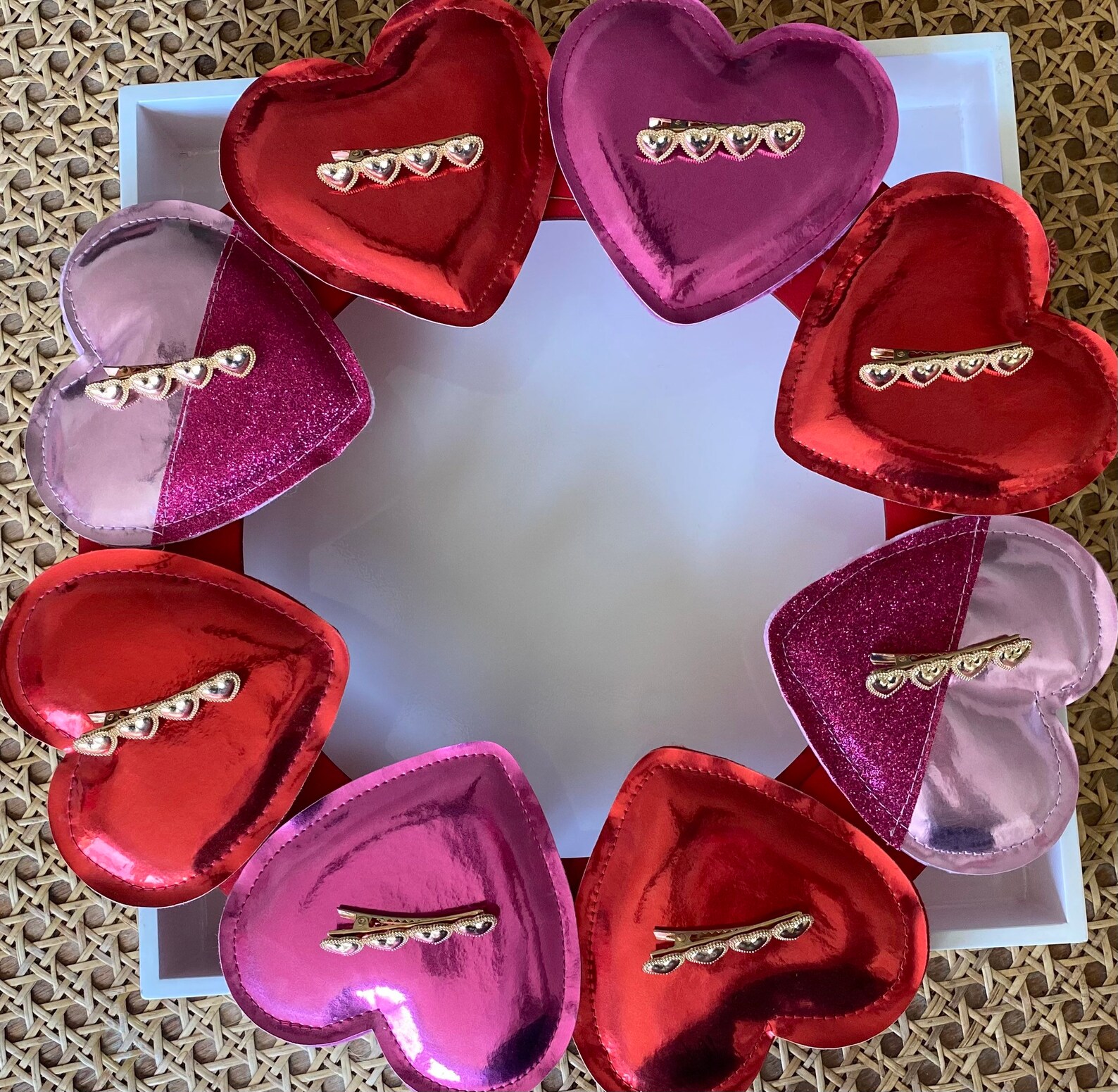 Queen of Hearts Barrette Valentines Day Hair Accessories Etsy