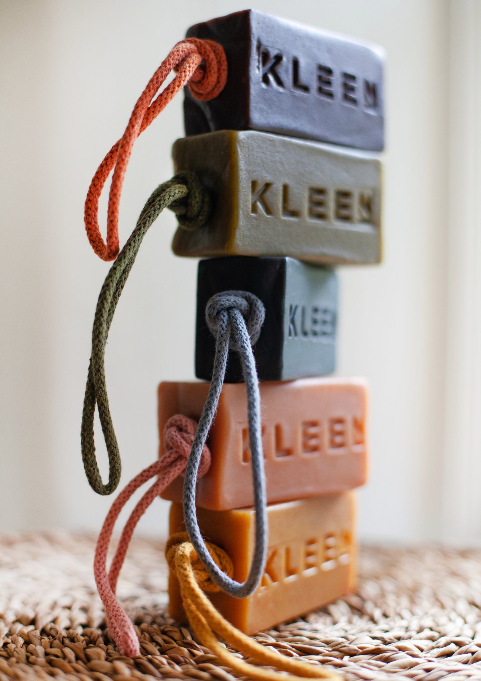 Mint Eucalyptus Soap on a Rope: Vegan Oatmeal Body Scrub - Etsy