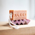 Exfoliating Pumice Soap on a Rope with Eucalyptus and Lemongrass essential Oils\/ Handmade Vegan Soap