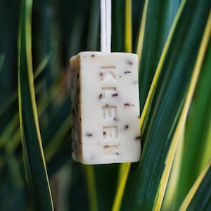 Lavender Soap on a Rope - All Natural Soap, Sensitive Skin Soap, Handmade Soap, Calming Soap, Vegan Soap made in the UK