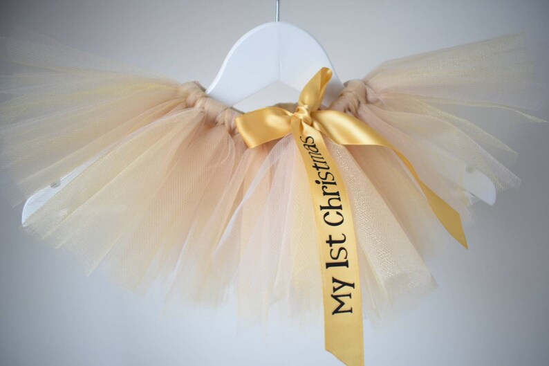 gold tutu baby