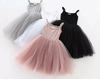 Toddler Ballerina Tutu Dress - Birthday Dress - Birthday Outfit