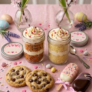 Mason Jar Cakes & Brownies | Cake in a Jar Dessert | Handmade Gourmet Treats | Giftable Desserts