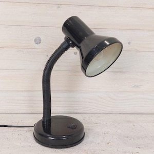 Vintage black desk lamp 90s