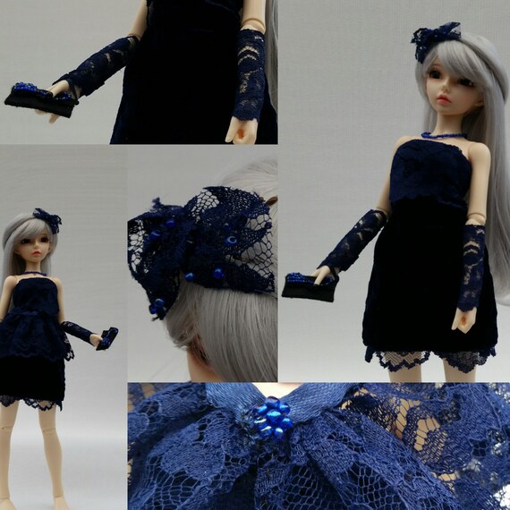 blue velvet dress outfit