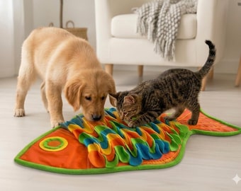 Snuffle Mat for Dogs & Cats "Fish" — Exclusive Design