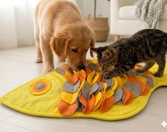 Snuffle Mat for Dogs & Cats "Fish" — Exclusive Design