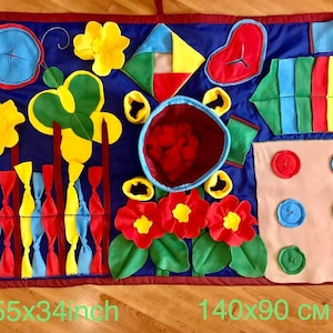 Soft mat for horse, Riding Farm Animals. Enrichment mat 55x34 inches. A removable bucket (7,8x7,8x9,8 inches)