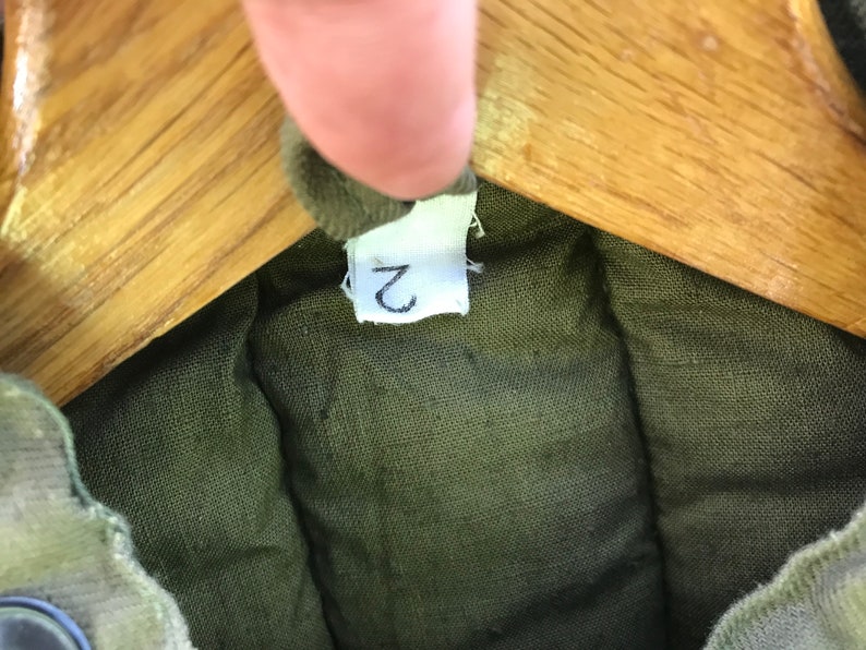 Fufaika Soviet Jacket Army USSR Winter Jacket Russian Telogreika cotton batting lining 1970-s size Small 46 US 36, 38, 40 50 European 48