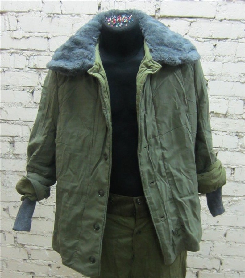 Russian Army Winter Jacket Hooded AFGHANKA VSR93 Flora Etsy