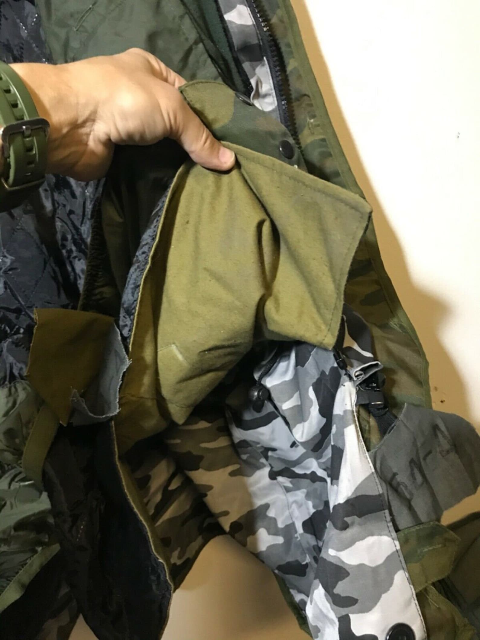 Russian Army Winter Jacket Reversible VSR-98 Flora SPN | Etsy