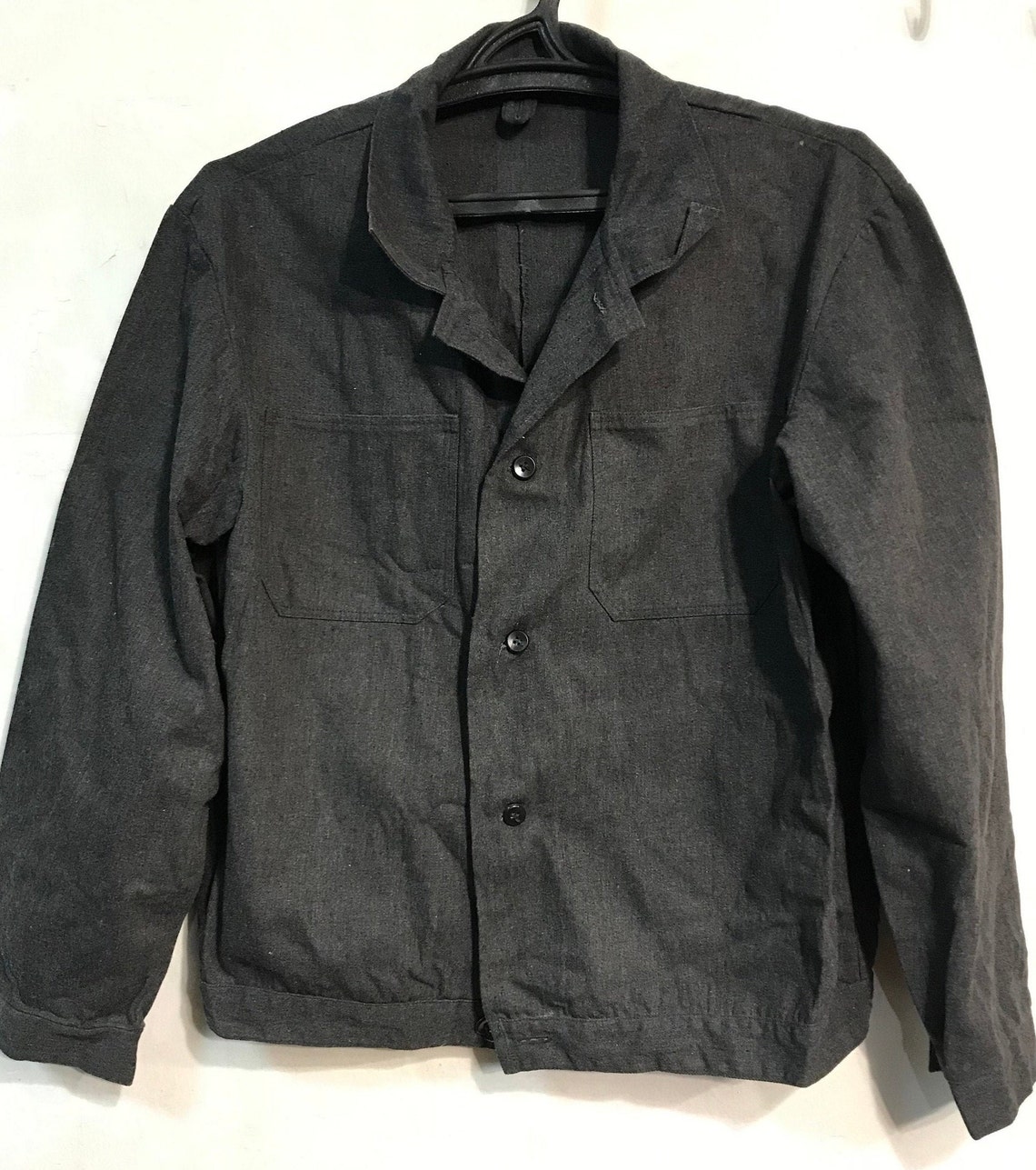 Vintage Original Soviet/Russian WORKER clothing Grey Jacket | Etsy