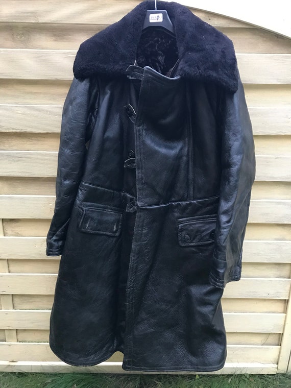 russian leather coat
