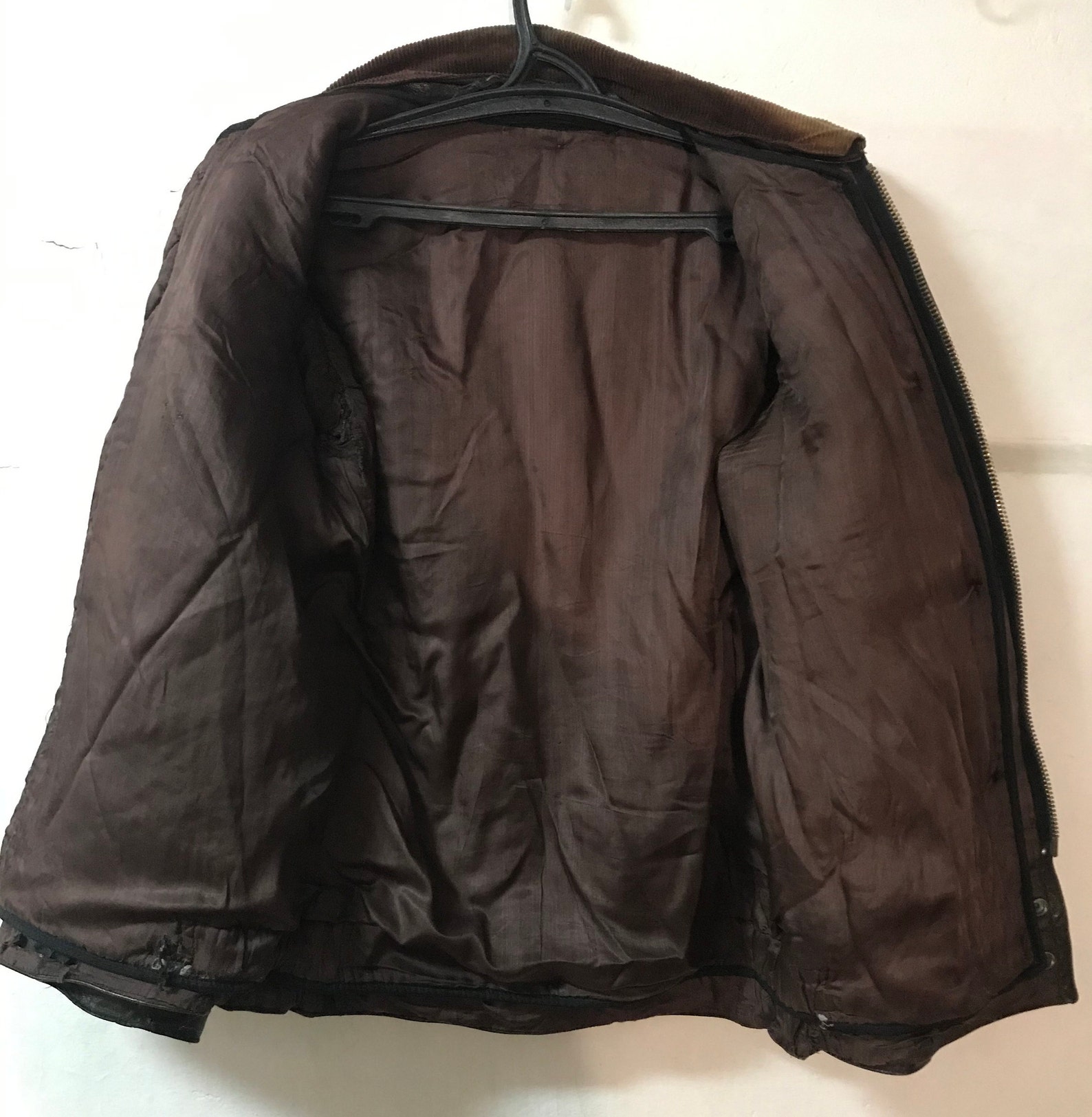 Soviet Russian Pilot Winter Leather Jacket BOMBER Winter With Etsy