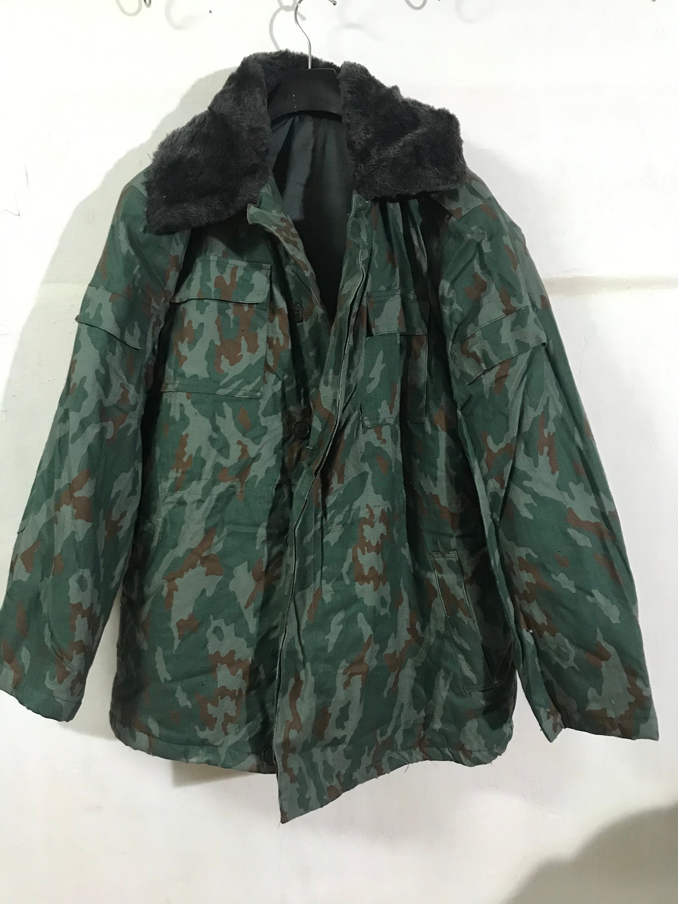Russian Army Vintage winter Jacket VSR-93 FLORA Vertikalca | Etsy