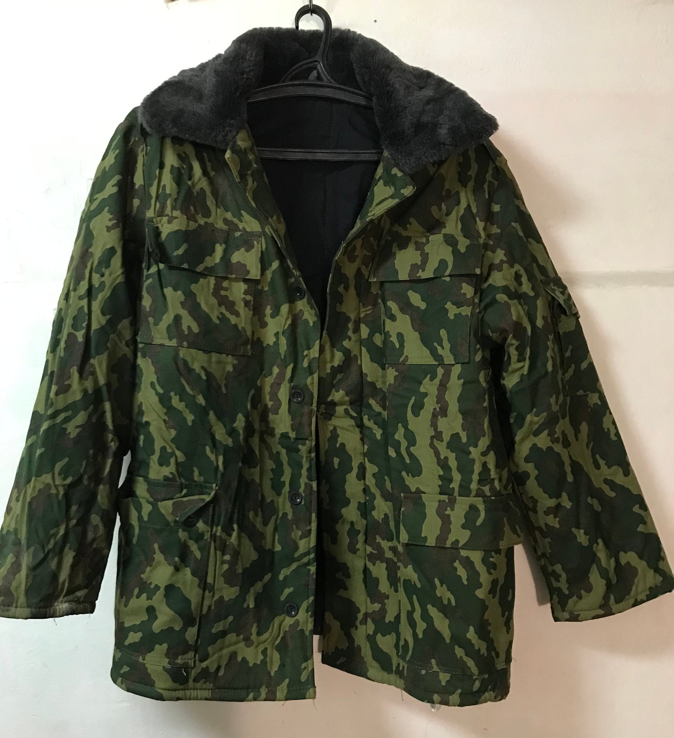Russian Army Vintage winter Jacket VSR93 FLORA Vertikalca Etsy