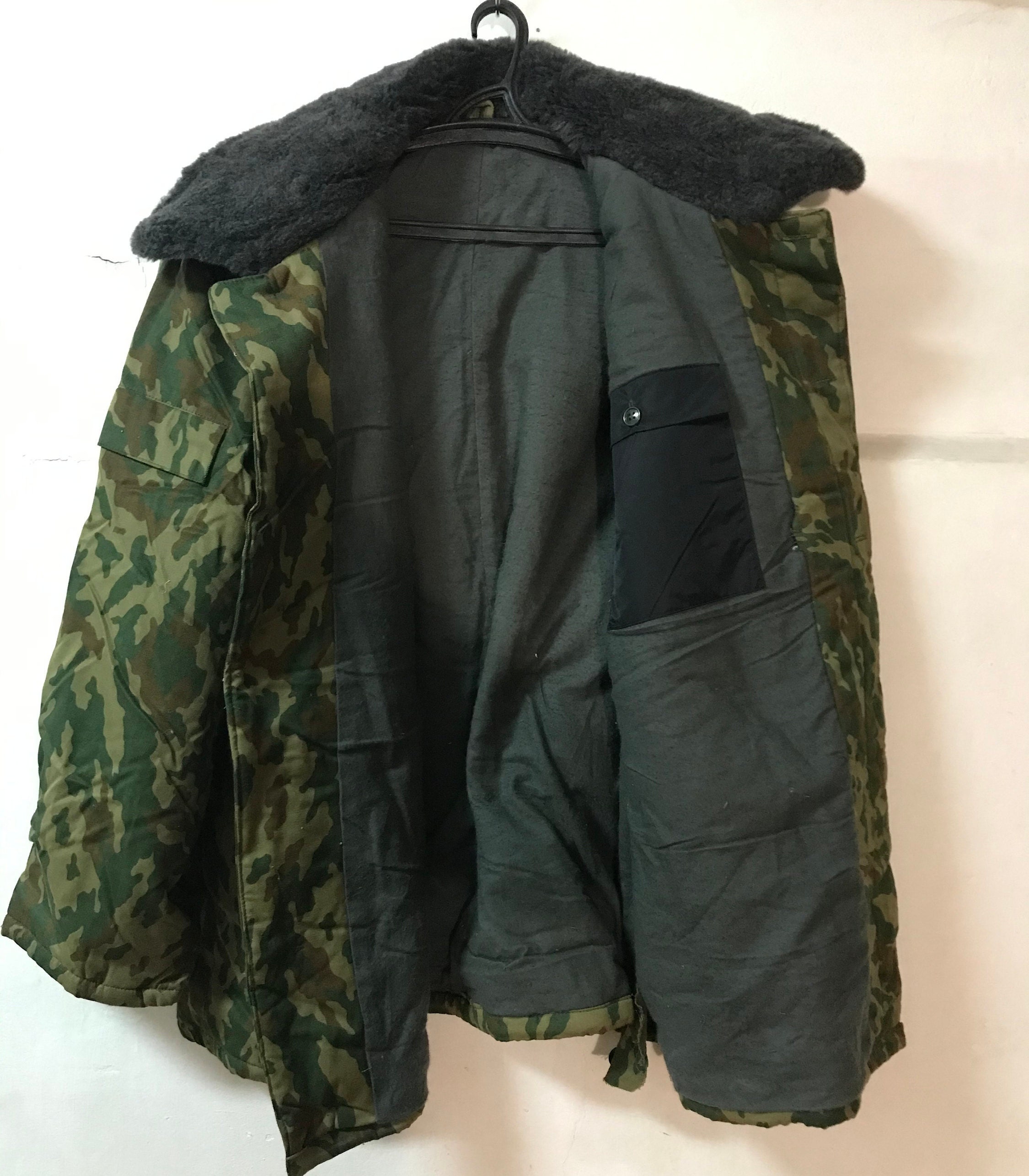 Russian Army Vintage winter Jacket VSR-93 FLORA Vertikalca | Etsy