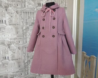 little girl wool dress coat