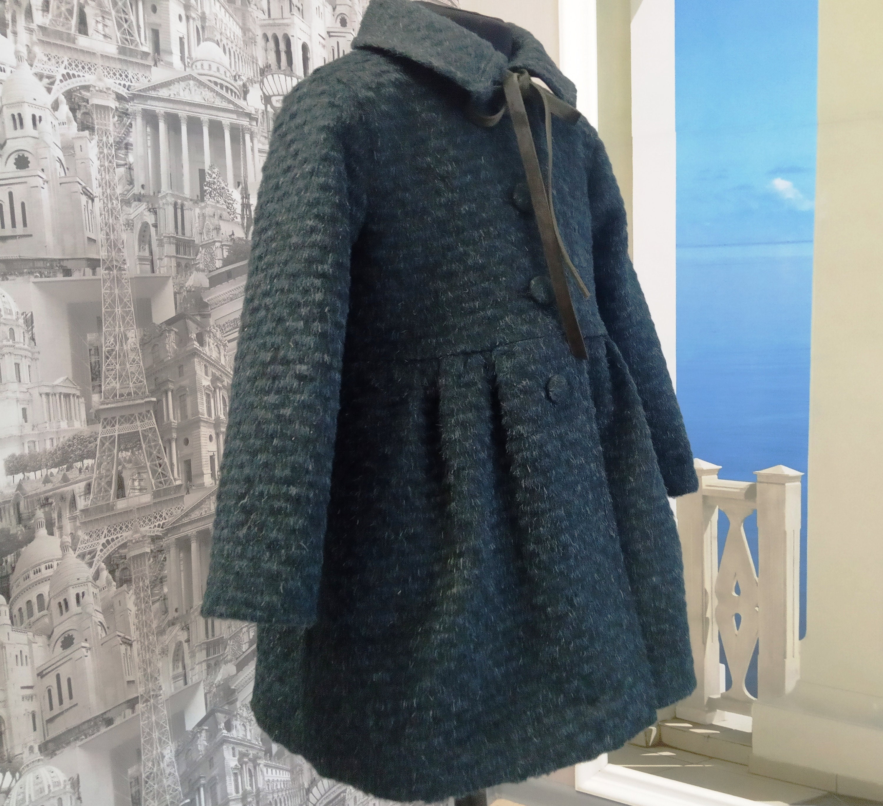 Wool Childrens Coat Baby Toddler and Girls СoatSpring Autumn Etsy