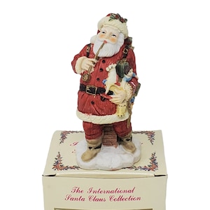 The International Santa Claus Collection The United States Santa Claus 1992 Holiday Decor Collectible Santa Figurine Gift