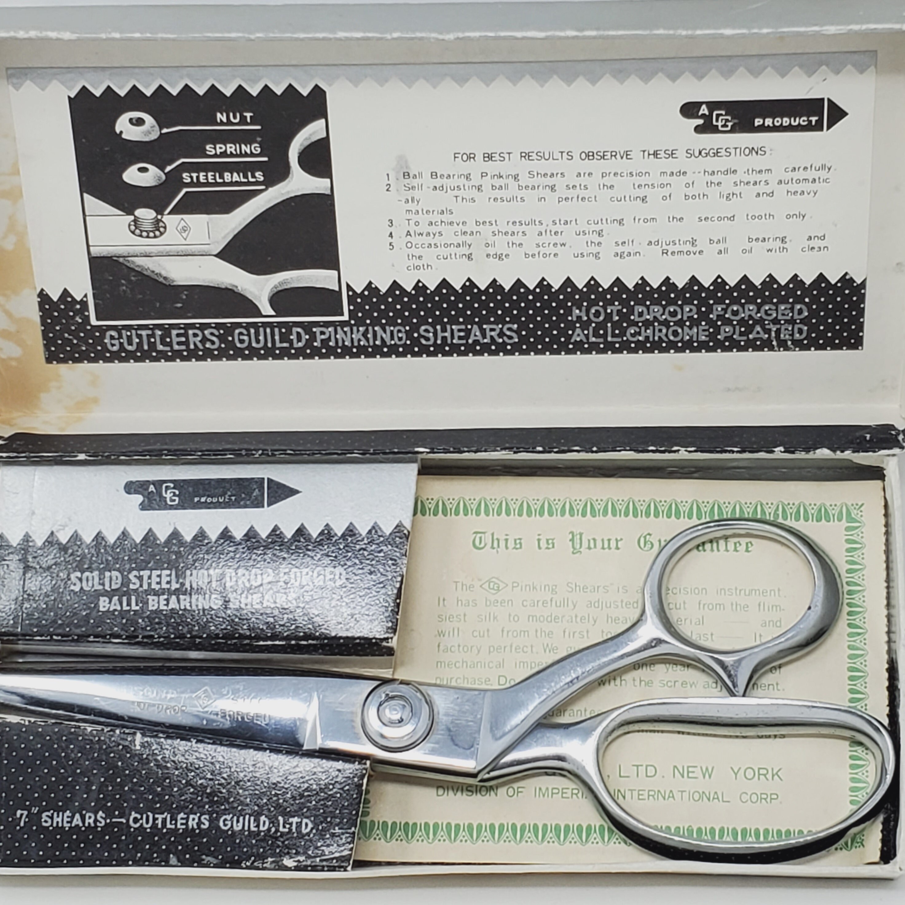 Scriva Pinking Shears, Zig Zag Scissors Excellent Quality Germany 