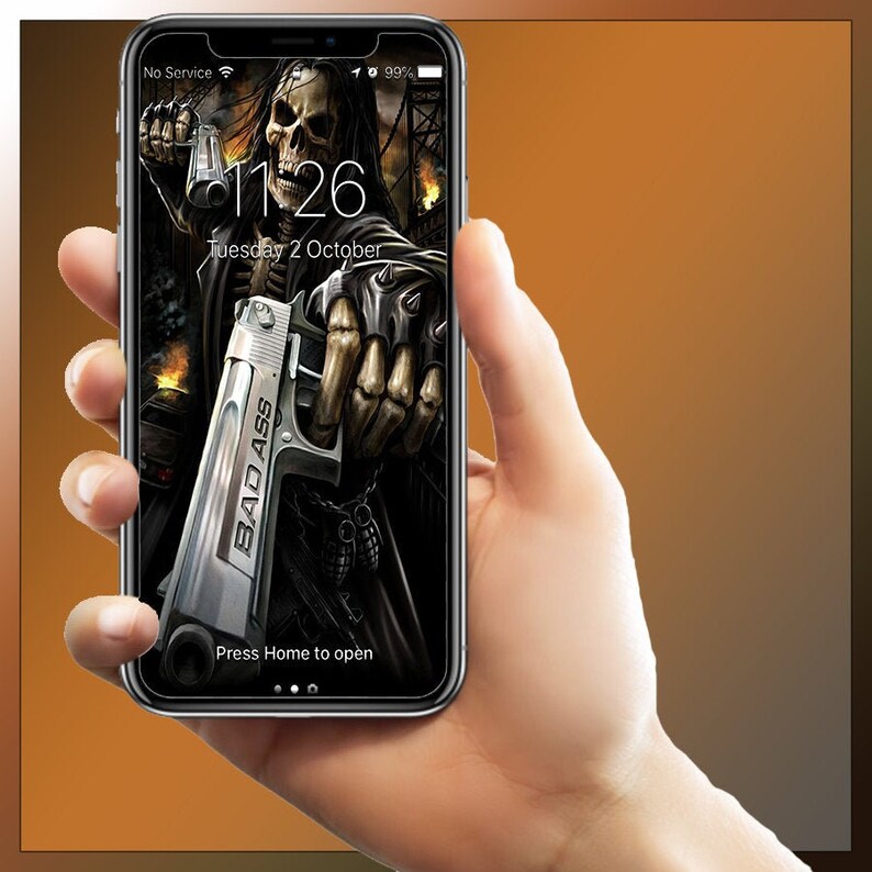 Iphone Wallpapers Grim Reaper With Guns Android Wallpaper Background Theme Iphone 6 6s 7 7s 8 8s X Xs Max Xr Samsung Galaxy Note 9 Electronics Cases Electronics Accessories Issho Ueno Com