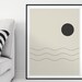 MCM Printable Wall Art Minimalist Downloadable Poster Black - Etsy