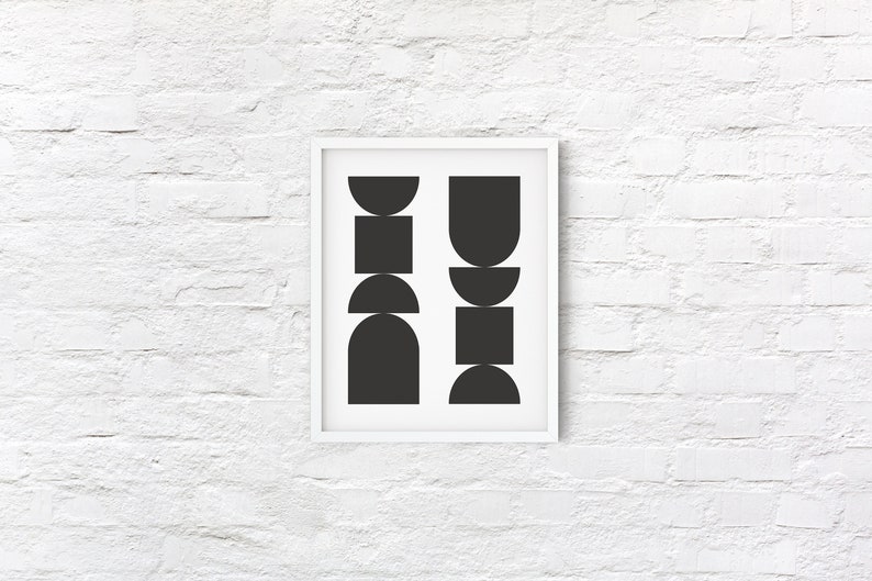 MCM Printable Wall Art Mid-century Modern Art Print Graphic - Etsy