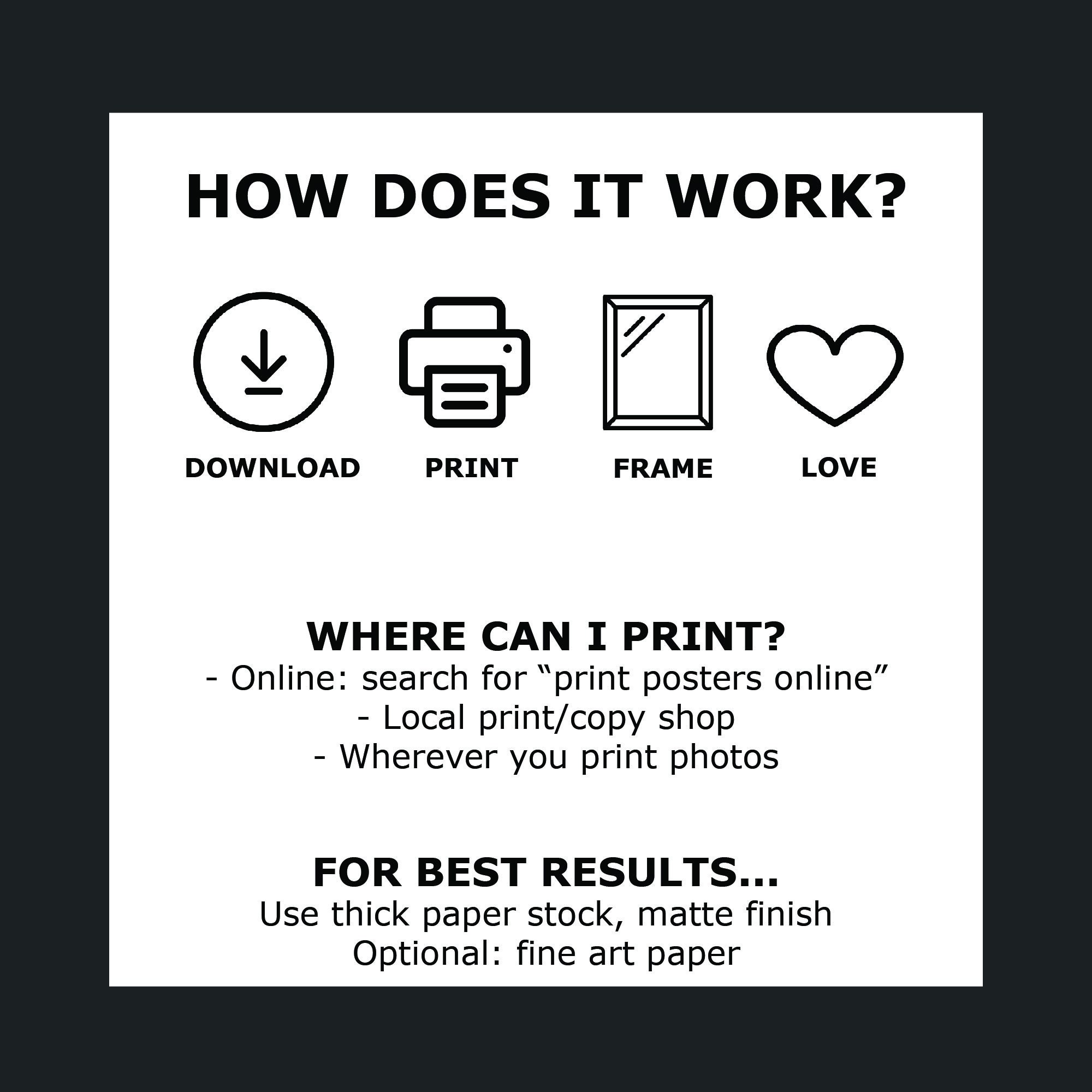 MCM Printable Wall Art, Minimalist Downloadable Poster, Black on Beige ...