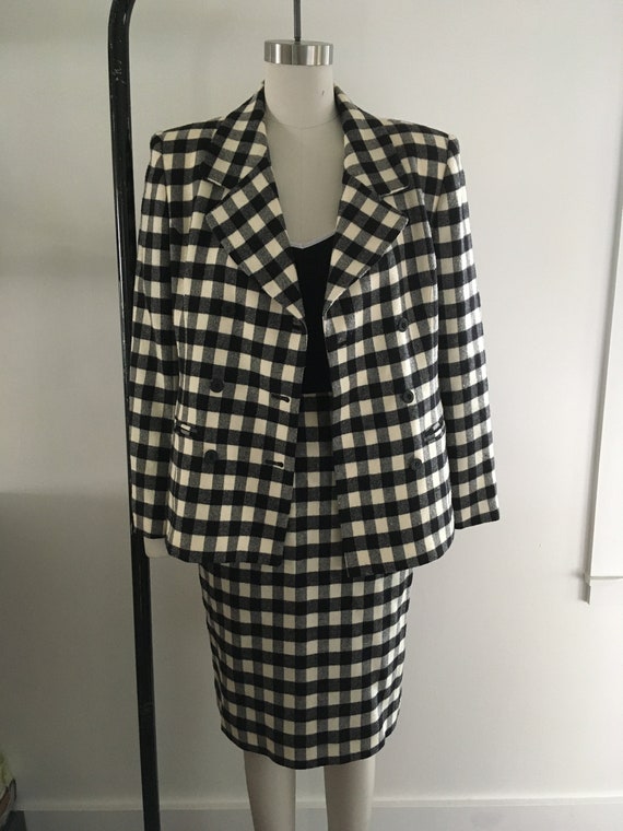 Jones New York Checked Suit