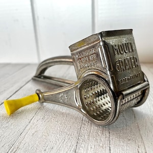 Vintage Mouli Grater Cheese Grater Made in France Steel 