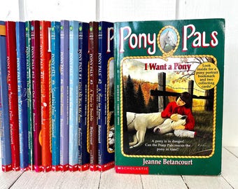 Vintage 90's 'Pony Pals' Books by Jeanne Betancourt, Preteen Horse Novels, Choose From List