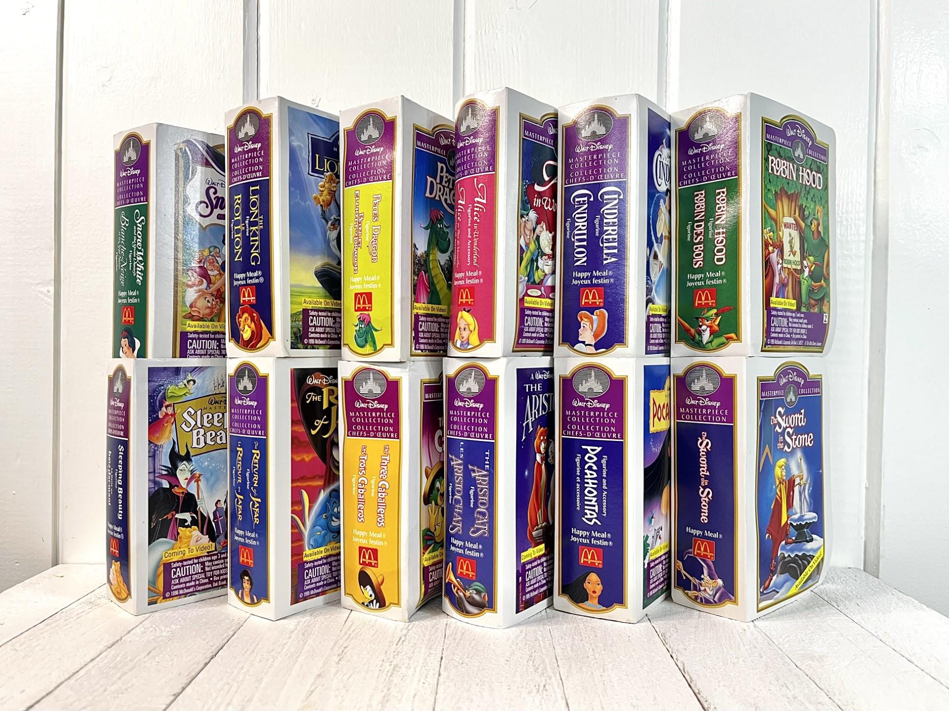ろくま様 リクエスト DISNEYvintage 12点 セット Set of 12 Vintage Walt Disney VHS Masterpiece Collections